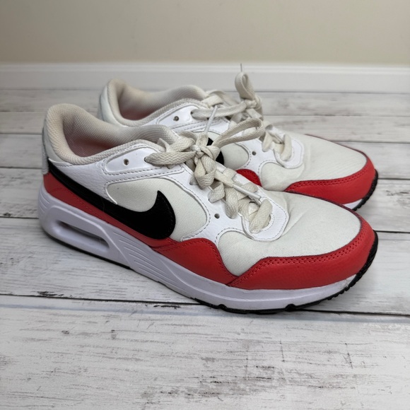 Nike Red and White Air Max Sneakers - Picture 1 of 5
